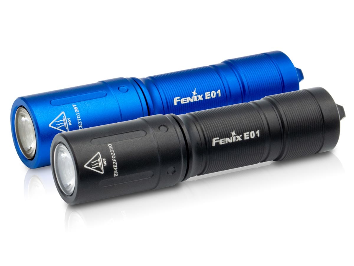 Fenix E01 V2.0 AAA Battery LED Torch - Black