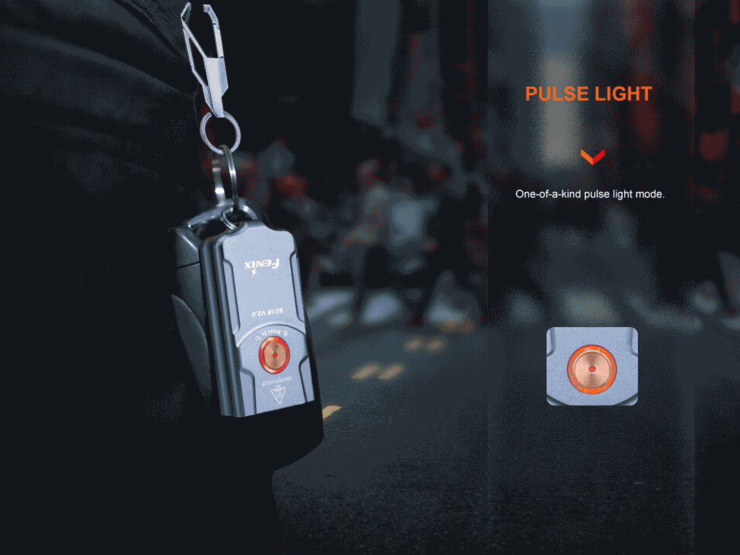 Fenix E03R V2.0 500 Lumen Rechargeable Keyring Light